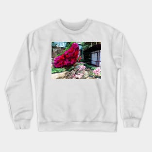 Bellagio Butterfly of Flowers Crewneck Sweatshirt